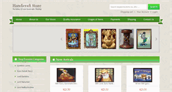 Desktop Screenshot of handicraftstore.in
